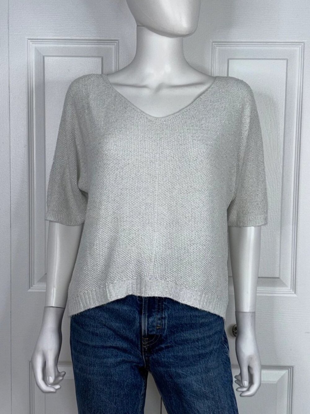 M MADE IN ITALY women's Short-sleeved knit sweater size M